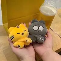 New 10cm Tiger Stuffed Keyring Kpop Idol Key Chains Plush Doll Keychain Filling PP Cotton Toy Wonwoo Hoshi Tiger Figure Doll 2