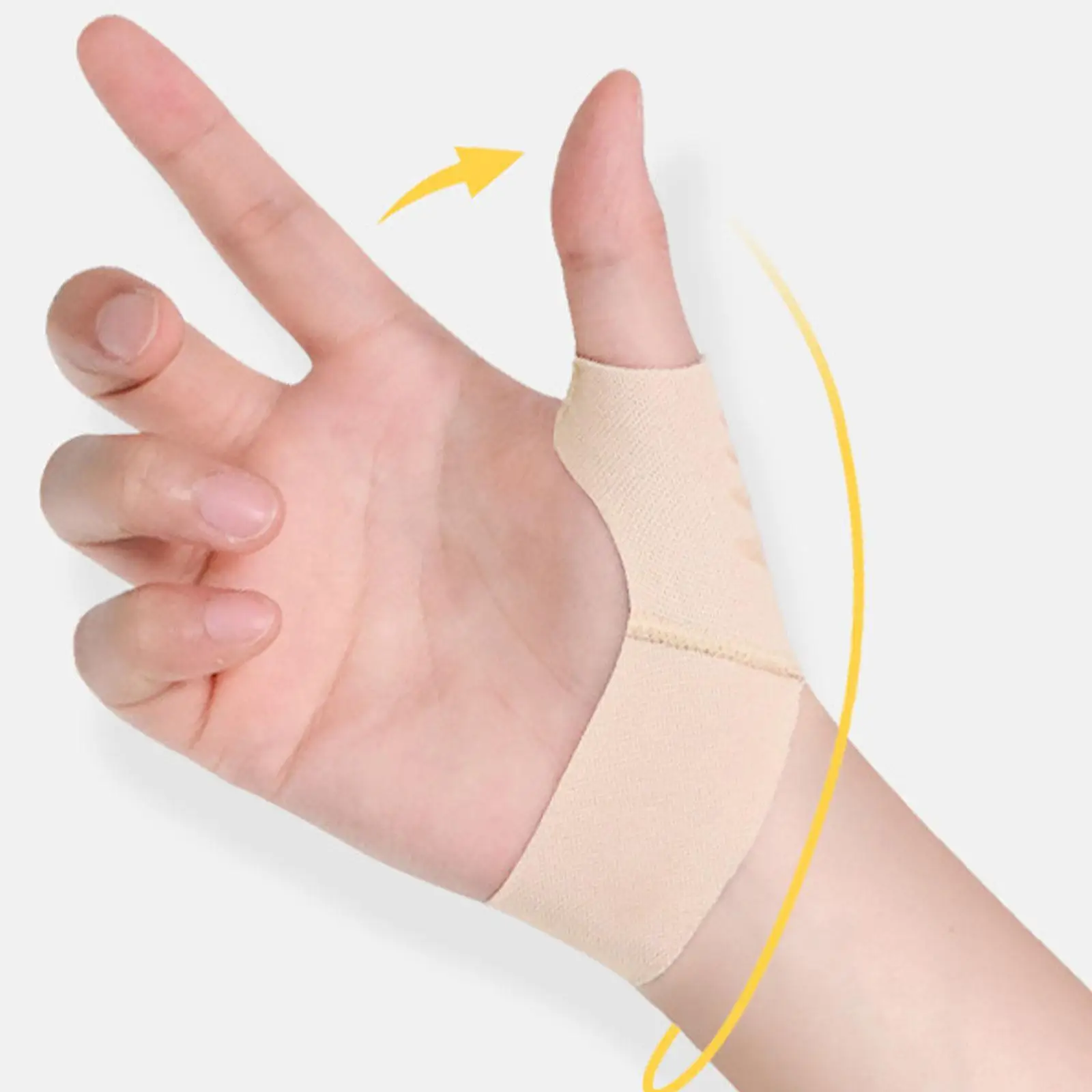 

1pcs Finger Holder Protector Brace Medical Sports Wrist Thumbs Splint Support Cuff Skin-Friendly And Breathable