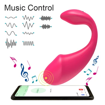 Wireless Bluetooth G Spot Dildo Vibrator Female APP Remote Control Vibrating Egg Clitoris Stimulator Sex Toys for Women 2022 4