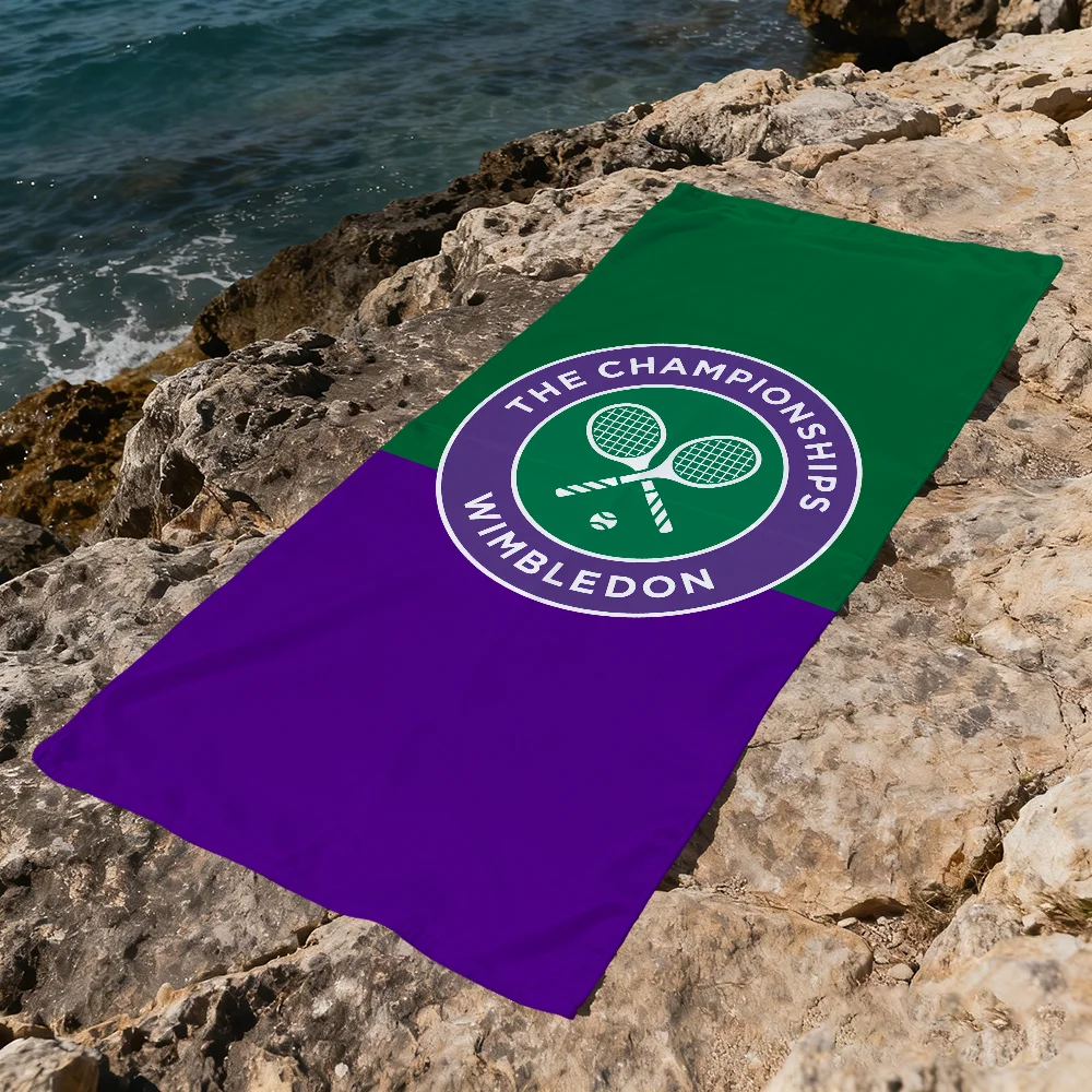 Wimbledon Großes Mikrofaser Strandhandtuch Weich Schnelltrocknend_voghion.com
