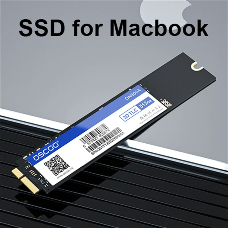 Disco Rígido Interno de Estado Sólido Atualização de Capacidade Tlc Ssd 512gb Apto para Macbook Air 20102011 A1369 A1370