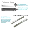 Swing Suspension Hardware,Suspension Ceiling Hook, 360° Rotating Heavy Hook,For Porch Chair Yoga Hammock Gym Swing,Etc 5