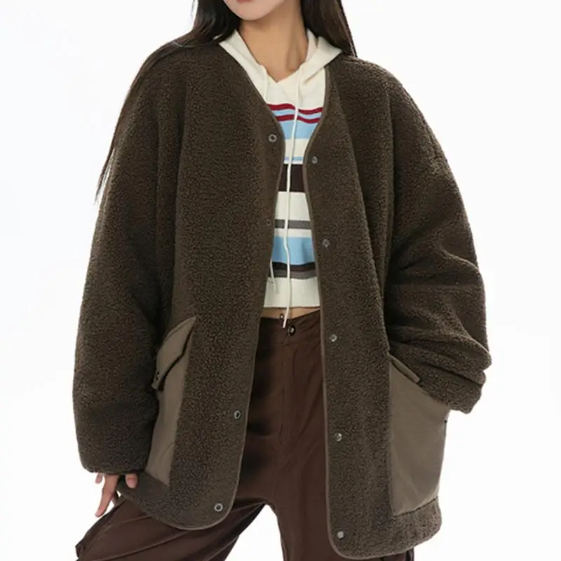 

Winter Women's Coat Casual Loose Warm and Comfortable Cotton-padded Jacket