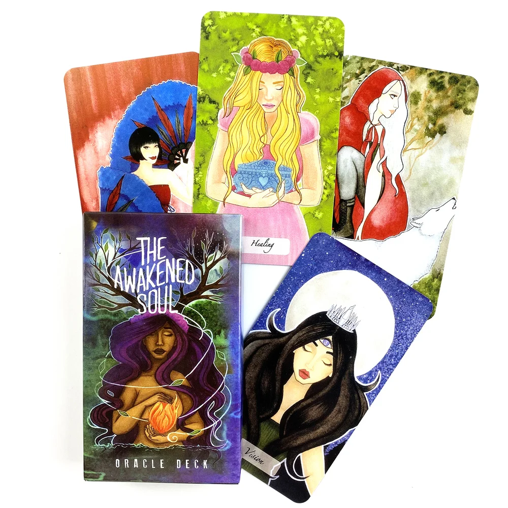 The Awakened Soul Oracle Cards High Quality Divination Board Games Party Entertainment Games Occult Card Game 6