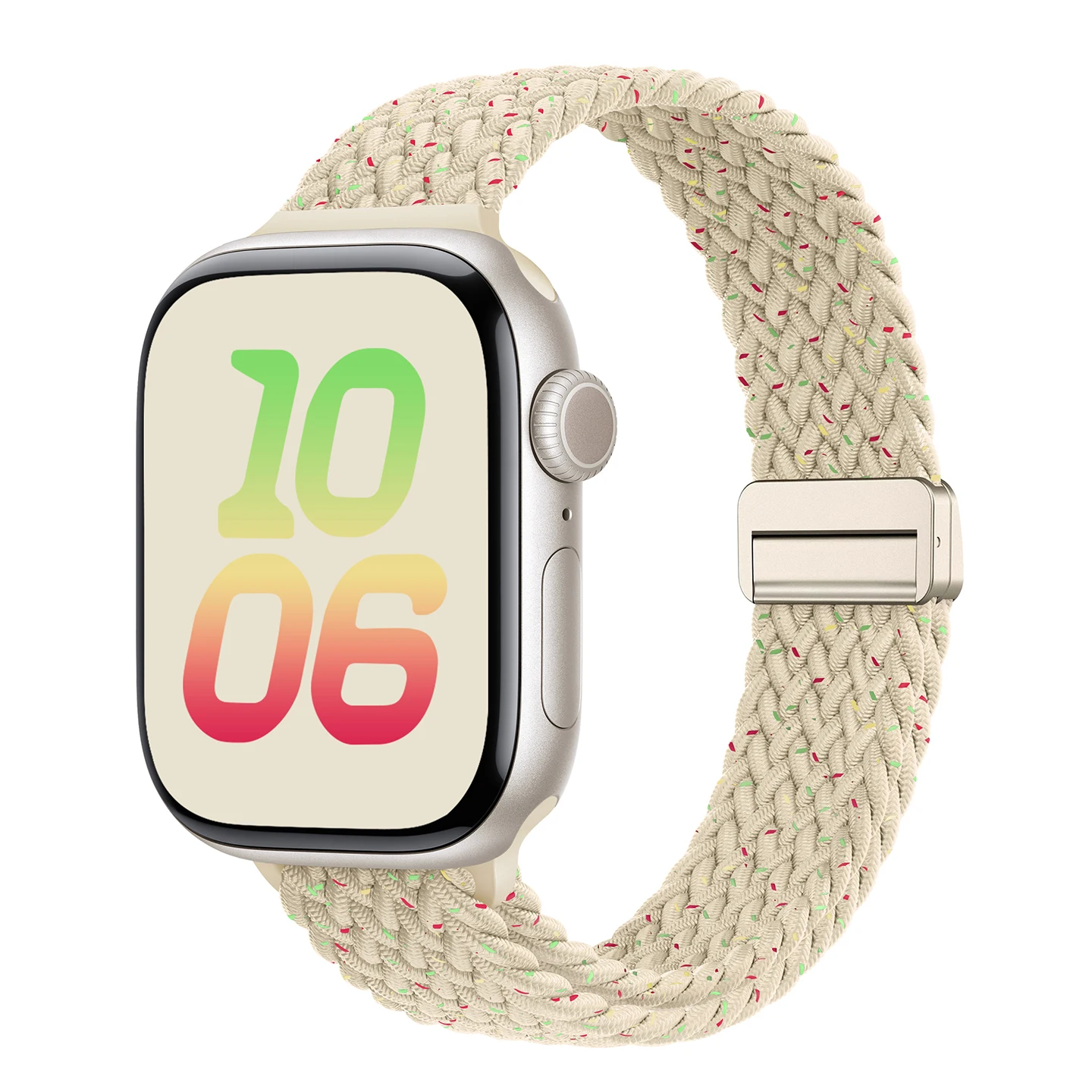 Women's Magnetic Nylon Elastic Braided Loop