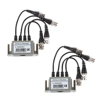 2X 4-Channel Video Balun BNC UTP CAT5 Transmitter For CCTV/ Surveillance Camera Trend 1