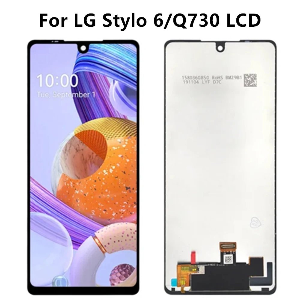 

ЖК-дисплей для LG Stylo 6/Q730 Play, сенсорный экран, сенсорная панель, дигитайзер в сборе, Новый ЖК-дисплей для LG Q730