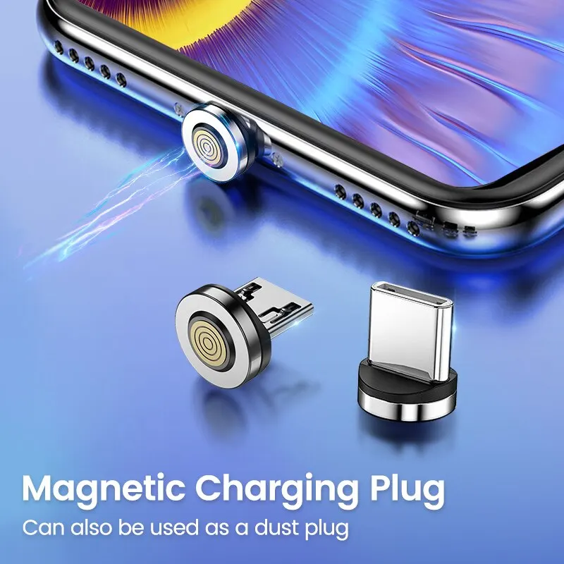 Charging Cable Adapter Magnetic Plug Magnetic Micro USB Type C For Mobile Phone Mobile Phone Dust Plug Replace Components