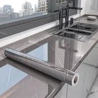 Marble Kitchen Oil-Proof Film Stove Waterproof Moisture-Proof Self-Adhesive Wallpaper Countertop Cabinet Renovation Tile Sticker 3