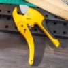 Deli PVC Pipe Cutter 42mm Pipe Cutter Ratchet Cuts Plastic Tube hear Scissors Hot Melt Water Pipe Cutting Tools Hand Tools 6