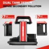 Portable Carpet and Upholstery Cleaner Machine, Powerful Spot Cleaner for Pet Stains, Sofa, Rug, Mattress, Curtain and 3