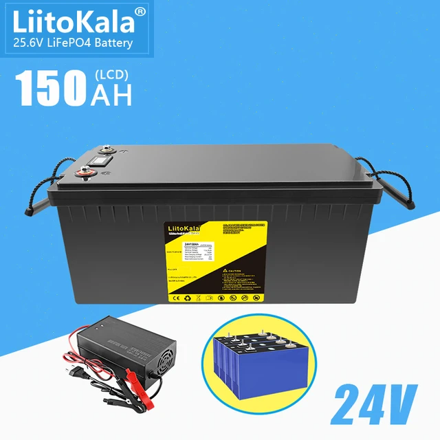 China 24V 150Ah Lithium Oon LiFePO4 Battery Pack For Industrial