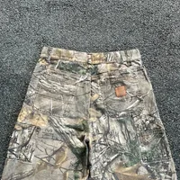 Jeans camouflage à branches d'arbre pour homme, style américain, Y2K, jambe large, rétro, tendance mode, streetwear, jeans droits, pantalon camouflage, Y2K 6