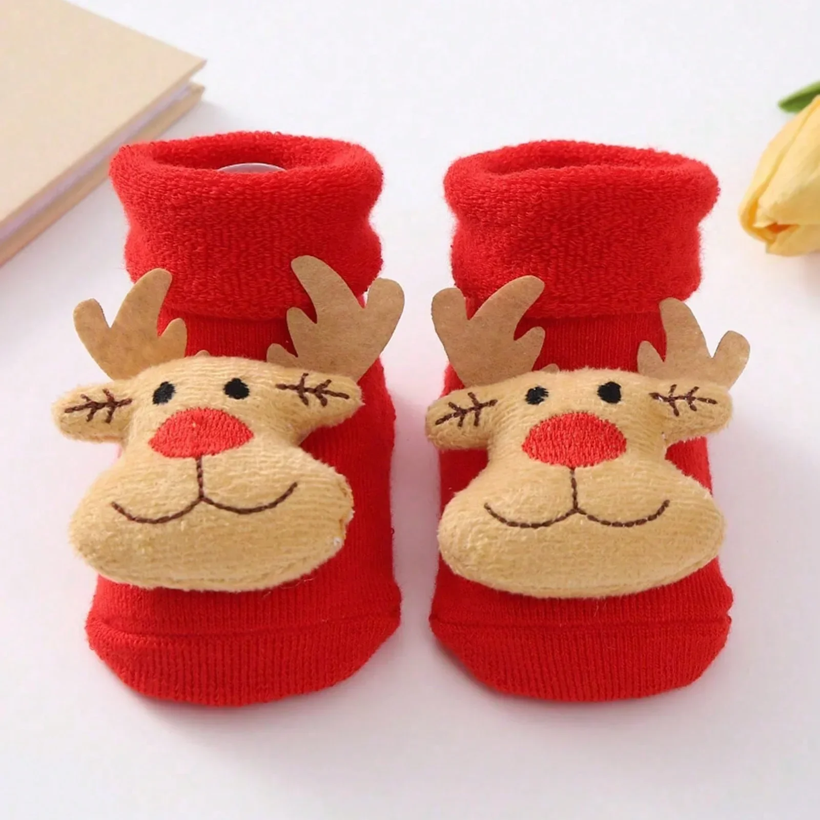 Knitted Christmas Baby Socks 4