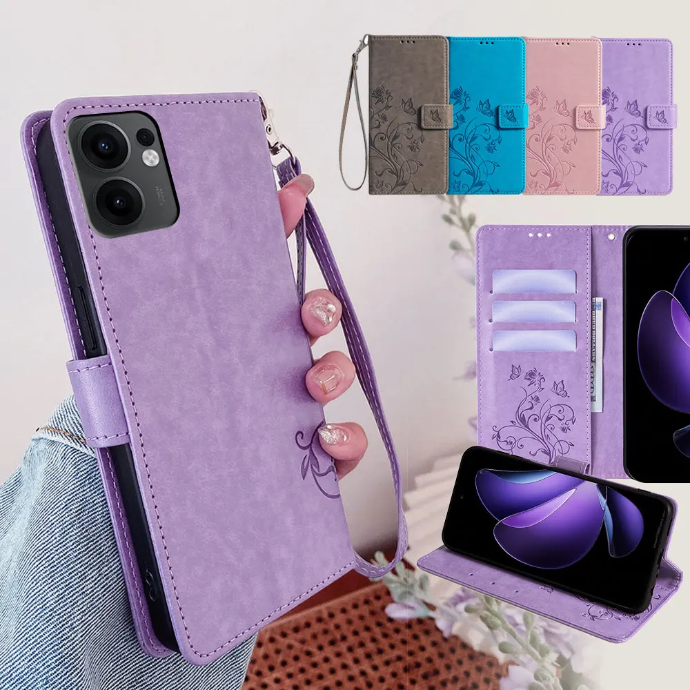 Leather Wallet Flip Case - Shockproof Book Cover