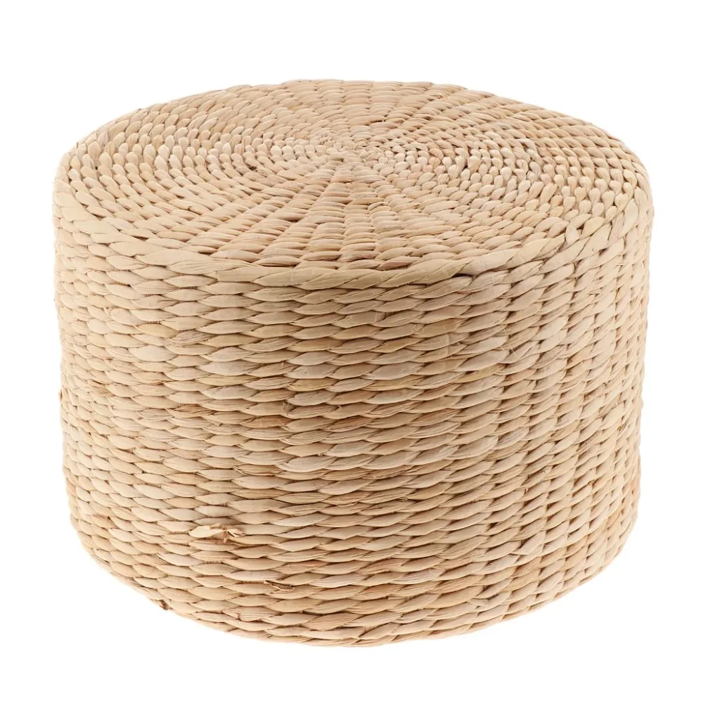 Japanese Futon Mat Round Straw Tatami Bay Window Seat Mat Worship Buddhist Meditation Rattan Mat Dropshipping Center 4