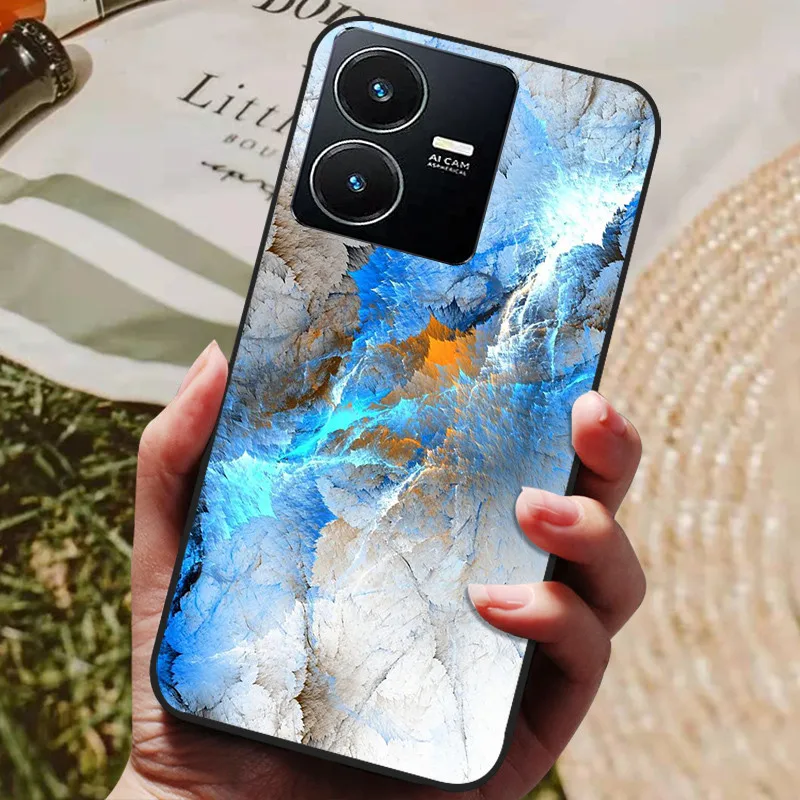Fashion Painted Black Silicone Soft Back Cover