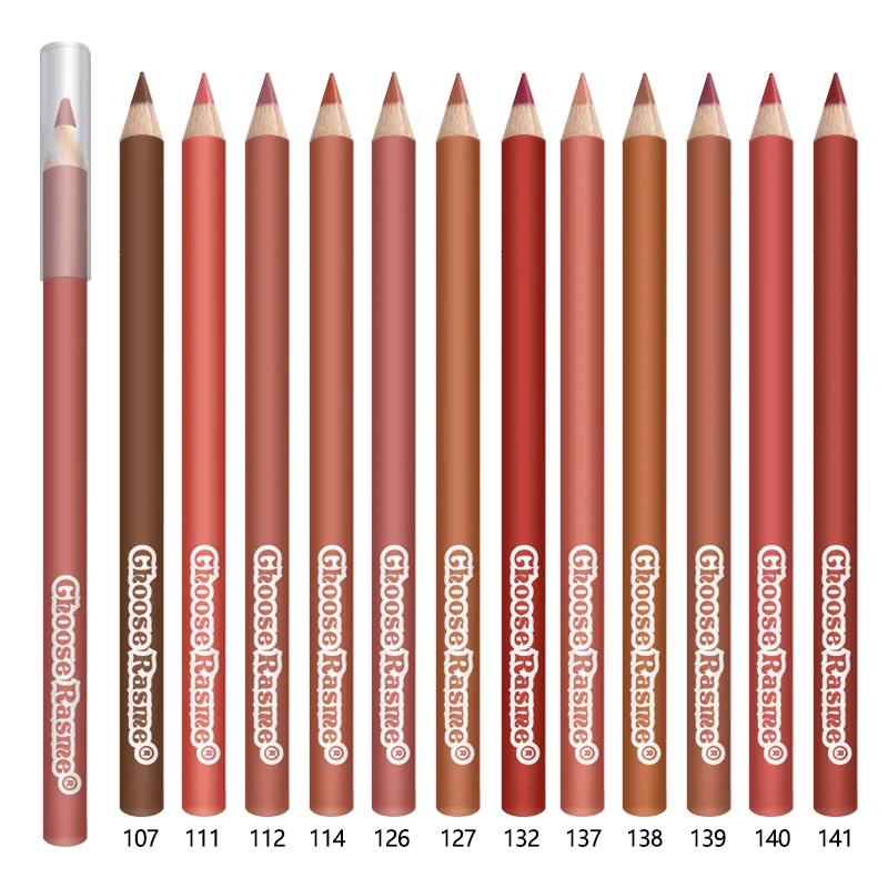 6pcs Lip Liner Pen 6 Colors Waterproof And Sweat-proof Not Easy To Fade Non-stick Cup Nude Lipstick Pencil Set Lasting Makeup lip liner lip liner pencil lipliner pencil lip liner set lipstick pencil