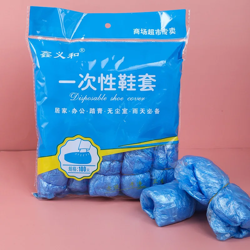 50pc/100pc Shoe Covers Portable Waterproof Boot Covers Disposable Boot
