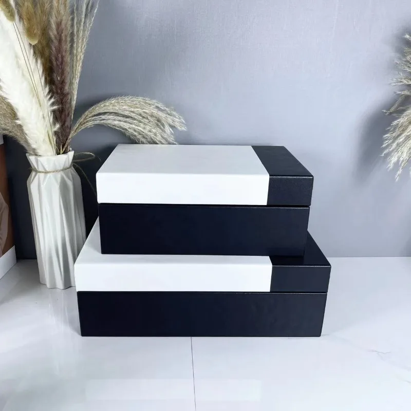 Luxury Jewelry Box Wood Surface Leather Multi Functional Jewelry Box Organizer Storage Personalized Packaging Gifts Supplies