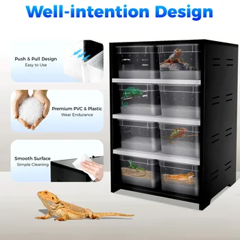 8-Tier Reptile Breeding Cabinet 1