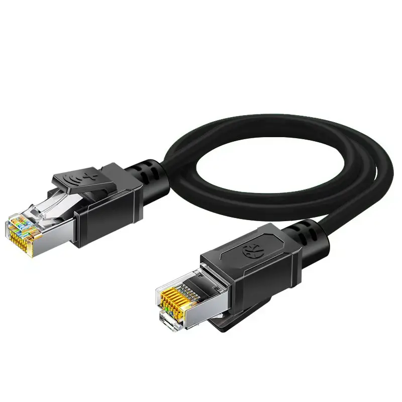 Enhanced Industrial Ethernet Cable - Short Cat6a SFTP, Nylon, 10Gbps Rated, Oil-Resistant for Railway and Factory Automation Applications