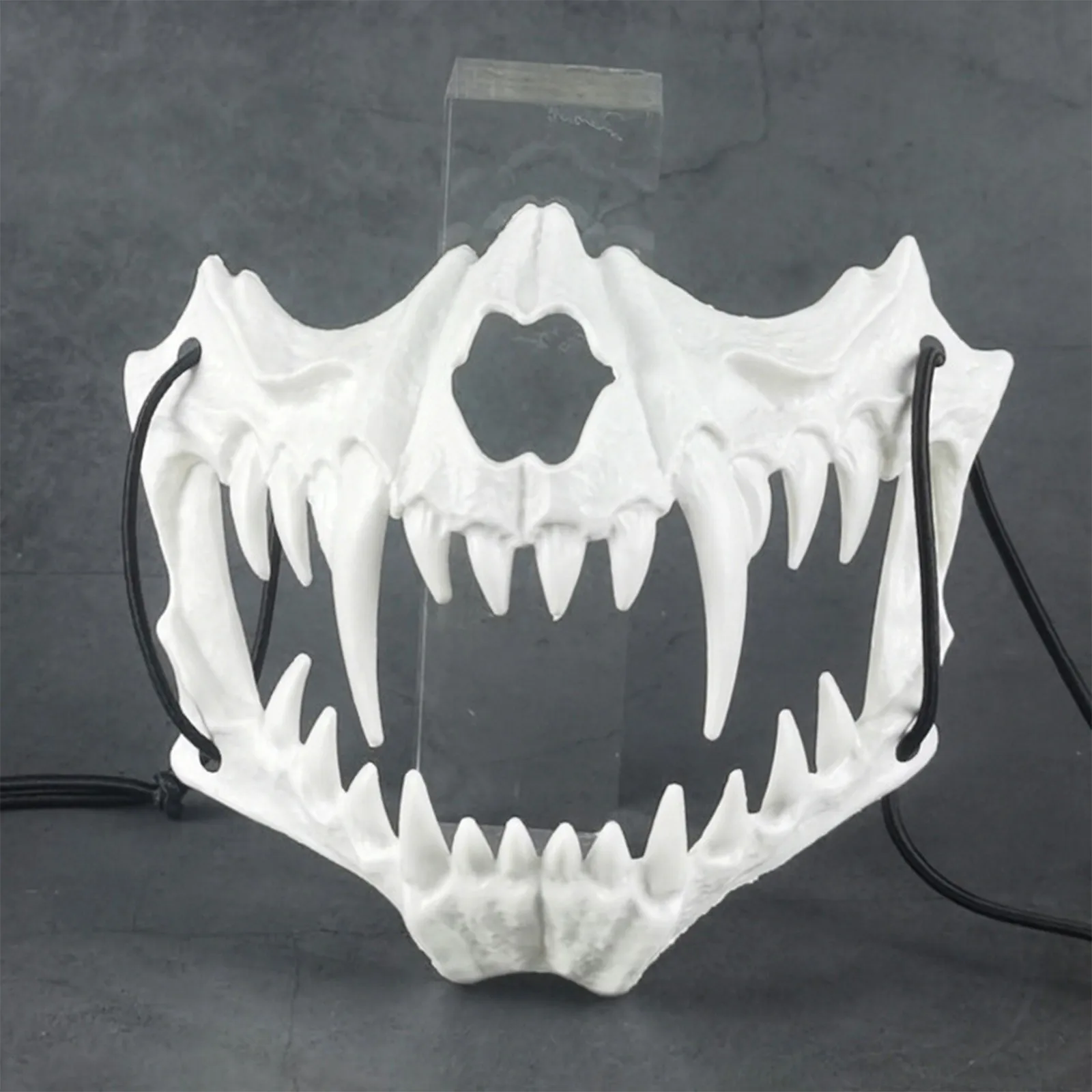 Japanese Tiger Half Mask - Resin Skull Horror Mask For Halloween & Cosplay