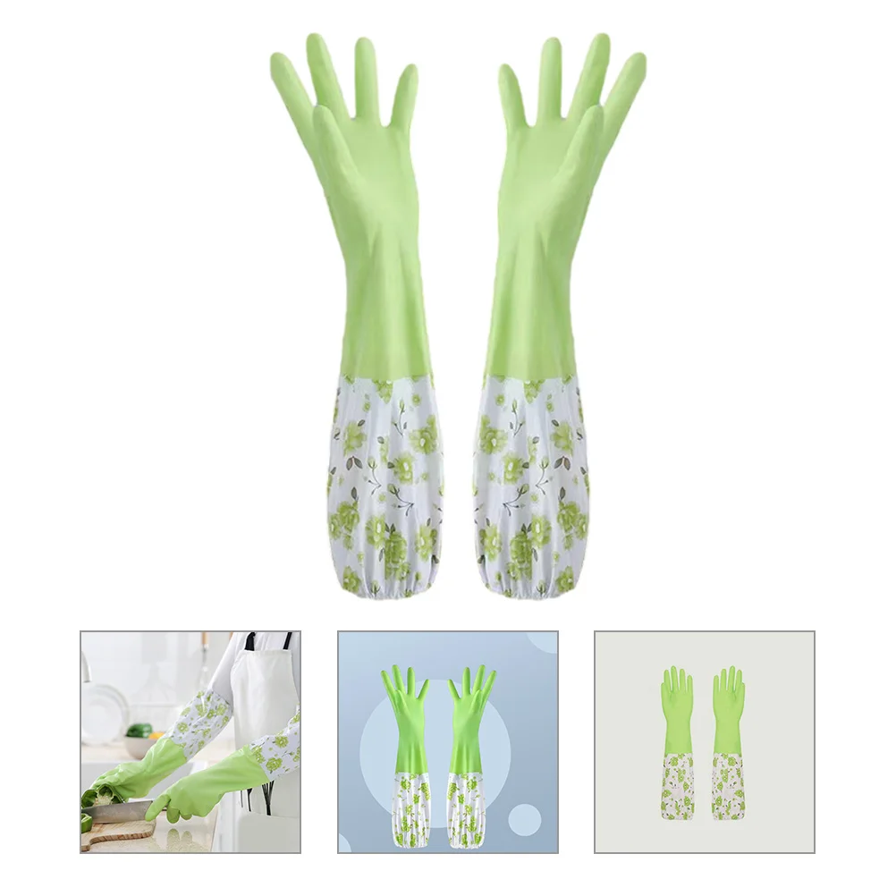 

Dishwashing Gloves Warm Thermal Keep Heat Warming Kitchen Velvet Household Cleaning for Dishes