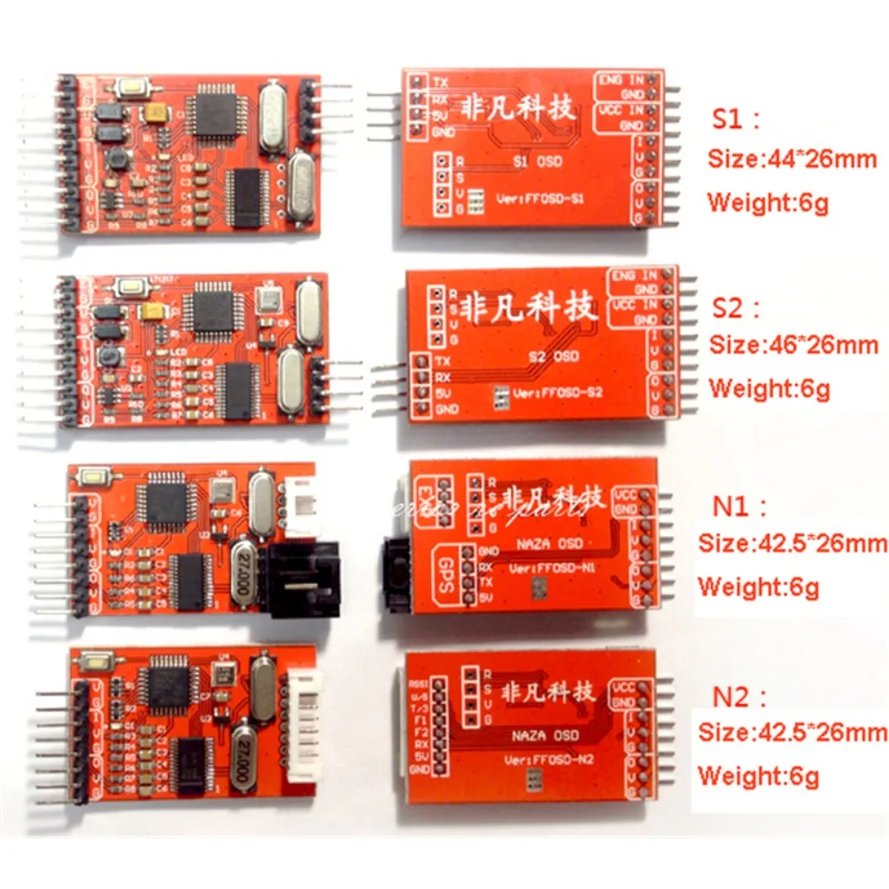 FPV S2 OSD Module fpv osd module Image Superposition with GPS for DJI Phantom 2 NAZA All Flight Control Controller