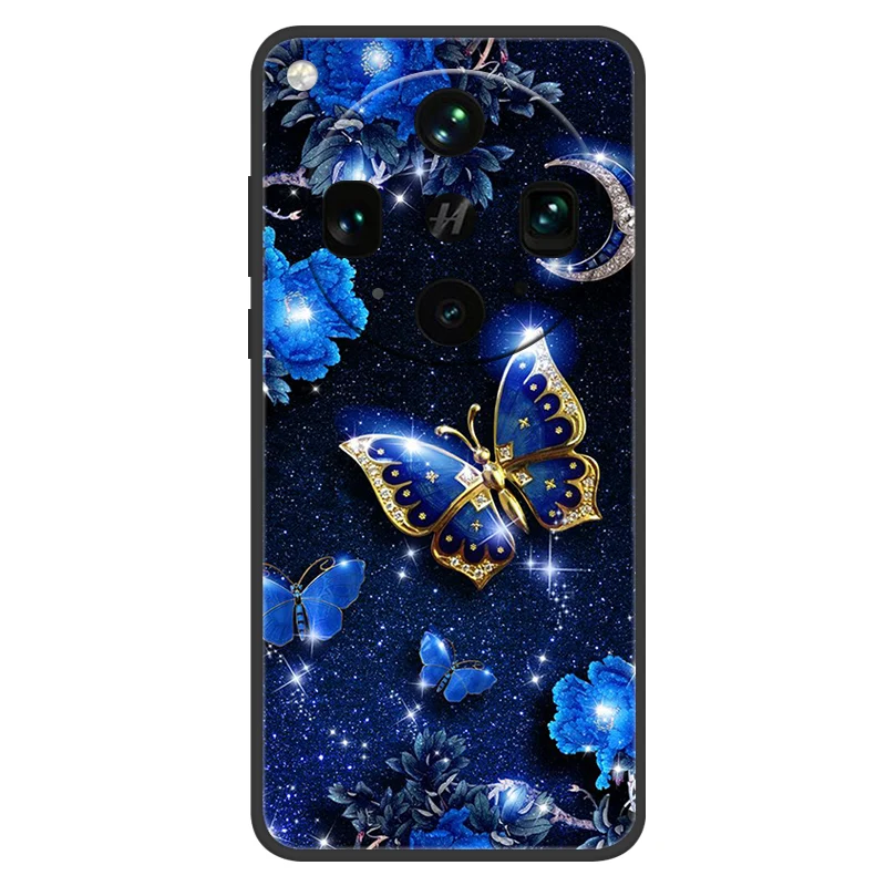 Charming Painted Silicone Shockproof Back Cover Case