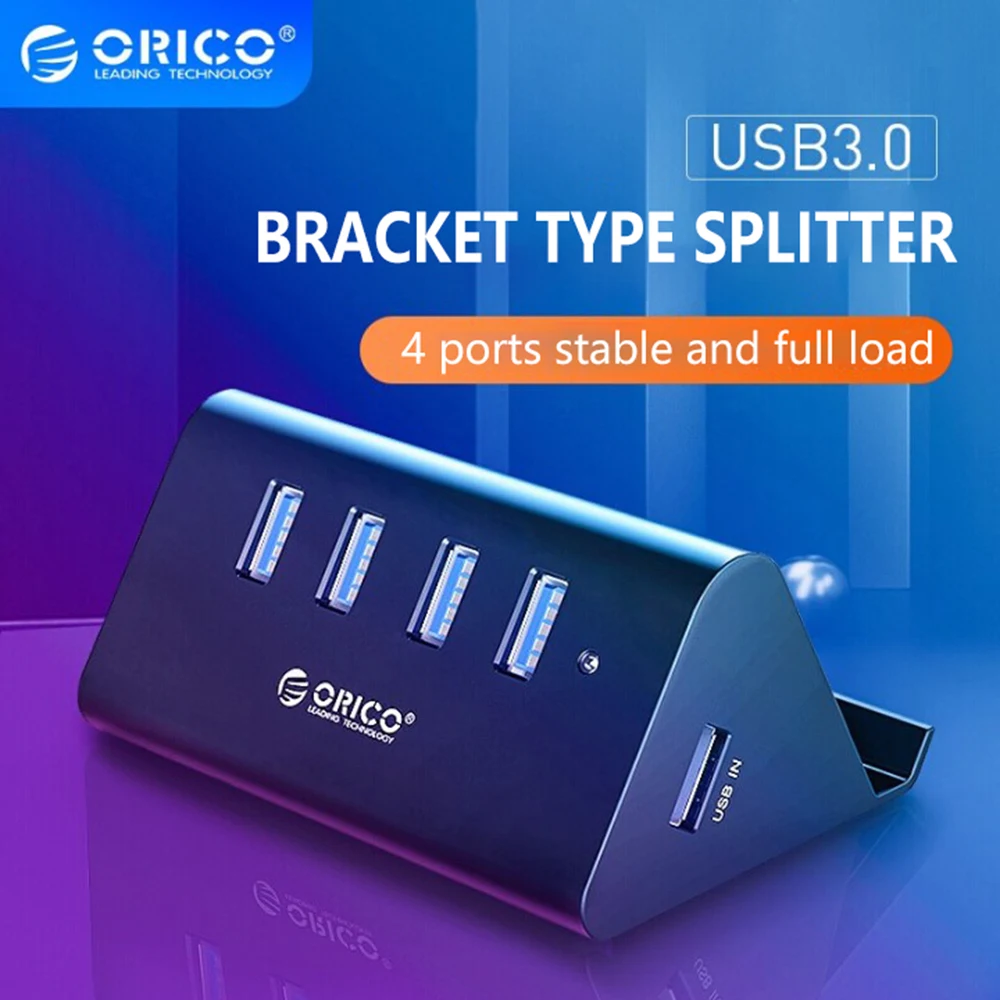ORICO-USB-HUB-High-Speed-Mini-4-Port-USB-3-0-HUB-for-Desktop-Laptop ...
