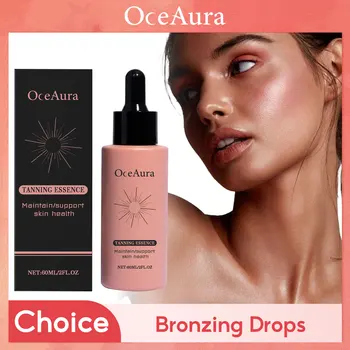 Autobronzante Goccia Solarium Body Tanner Aiuto Bronzer duraturo Bagliore per prendere il sole Idratante Anche il tono della pelle Colorazione Annerimento Cura 1