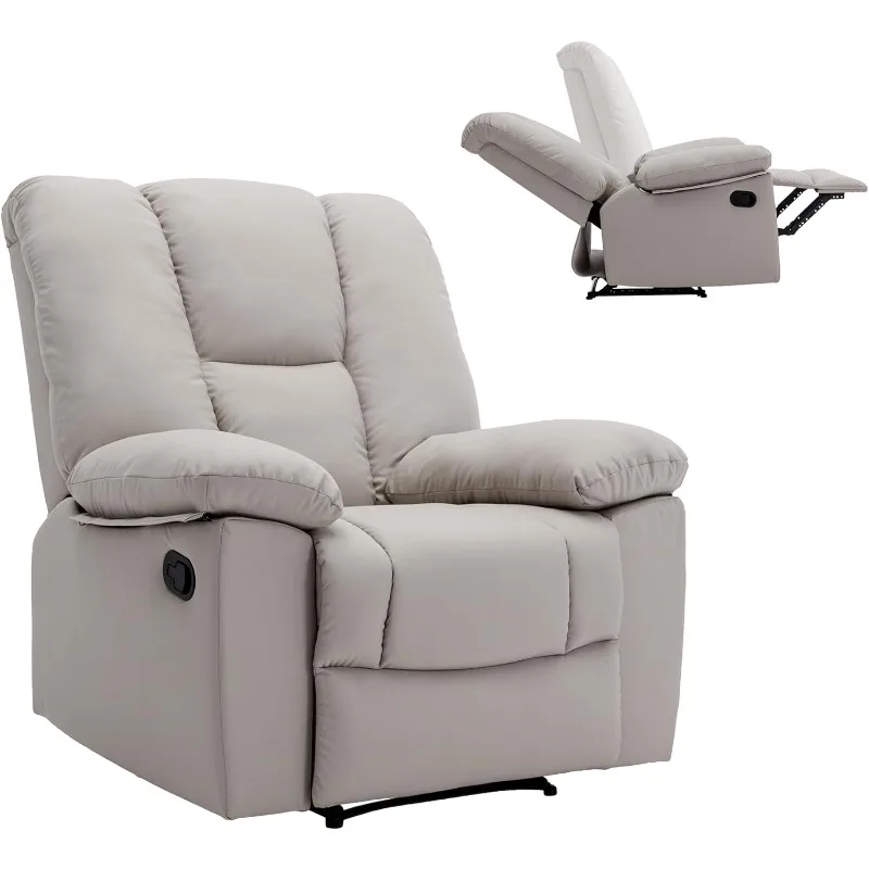 Oversized Recliner Chair, Big Mans Recliner Chairs for Adults 400LBS, Wide Recliners for Tall Man, Large Chair