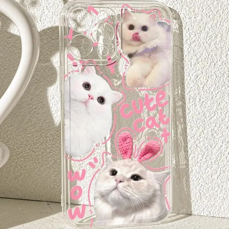 thumbnail image 1 of Funda bonita de gato para OPPO, cubierta suave para modelos A98, Reno 10, 11, 5G, 8, 10 Pro Plus, 11F, 5, 6 Lite, 7, 4G, 8T, 4, 7Z, 8Z, 5Z, 5Z, A58, A78, A79, A38, A57 y A77, 1 of 5