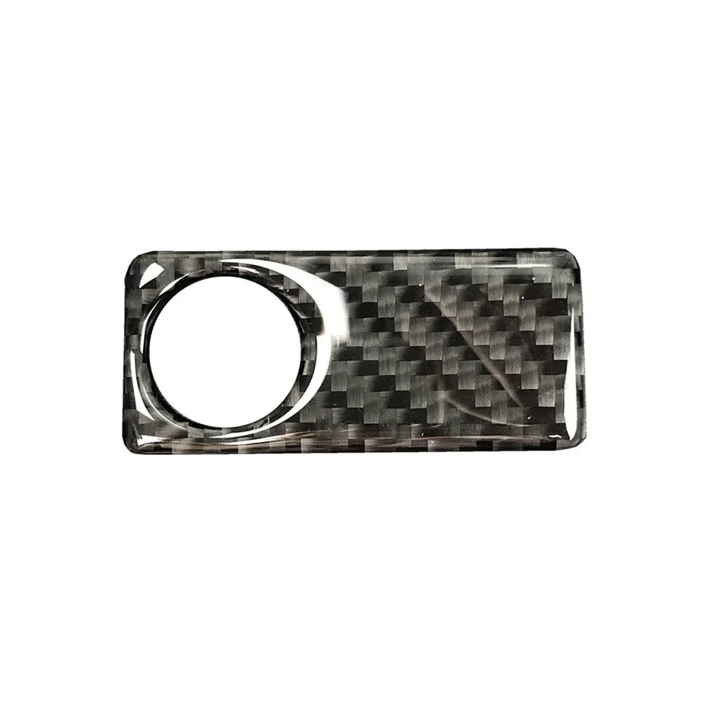 Carbon Fiber Copilot Glove Box Panel Cover Trim For Mercedes Benz C class W204 200 260 300 2007-2014 Car Interior Accessories