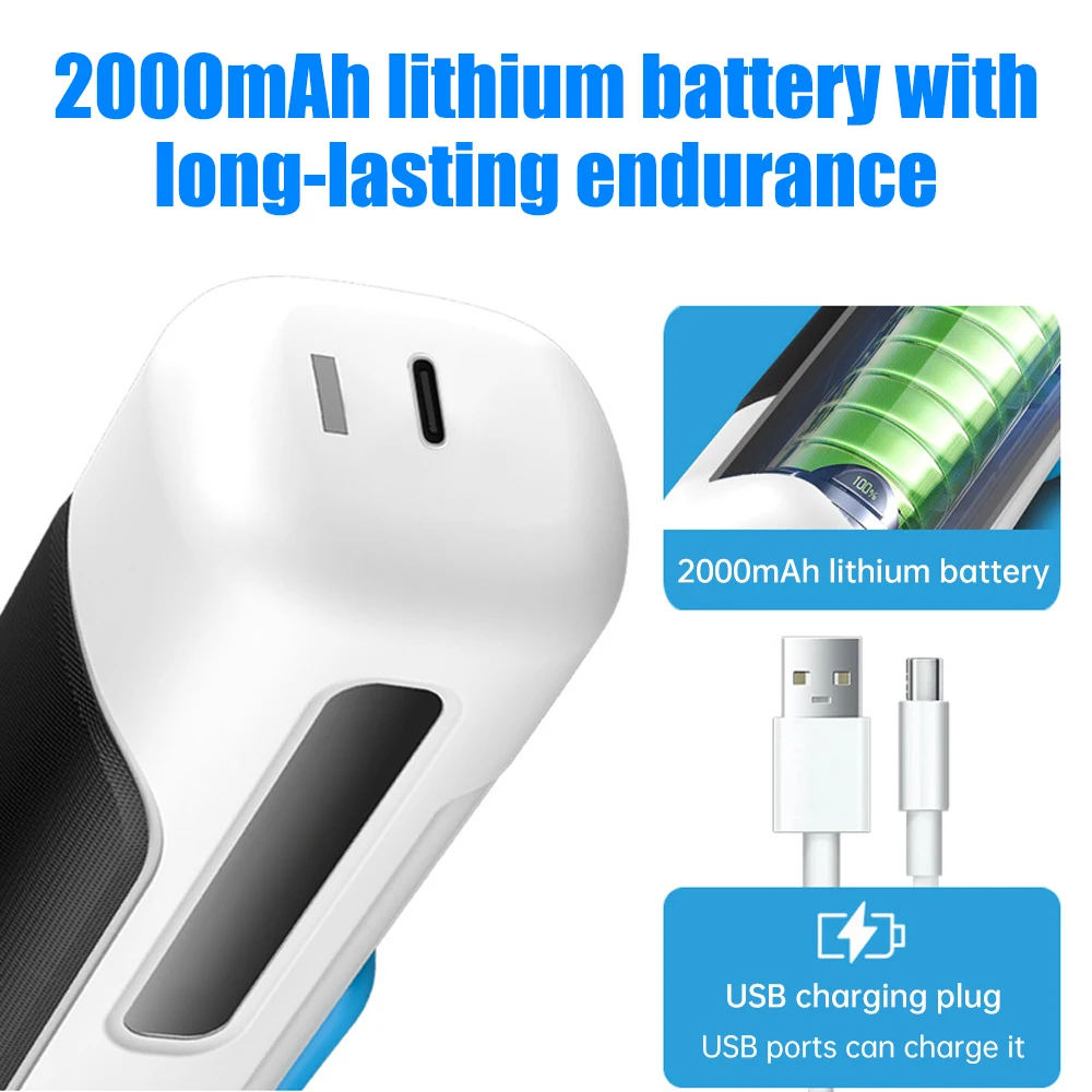 3.6V Multifunctional Electric Scissors Fabric Cutting Machine Small Household Scissors With Steel Blades USB Rechargeable Tool 4