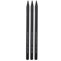 3PCS Sketching Tools Hard Medium Soft Charcoal Pencils Woodless Pure Carbon Woodless Charcoals 5.7inch Drawing Pencils Artists 5