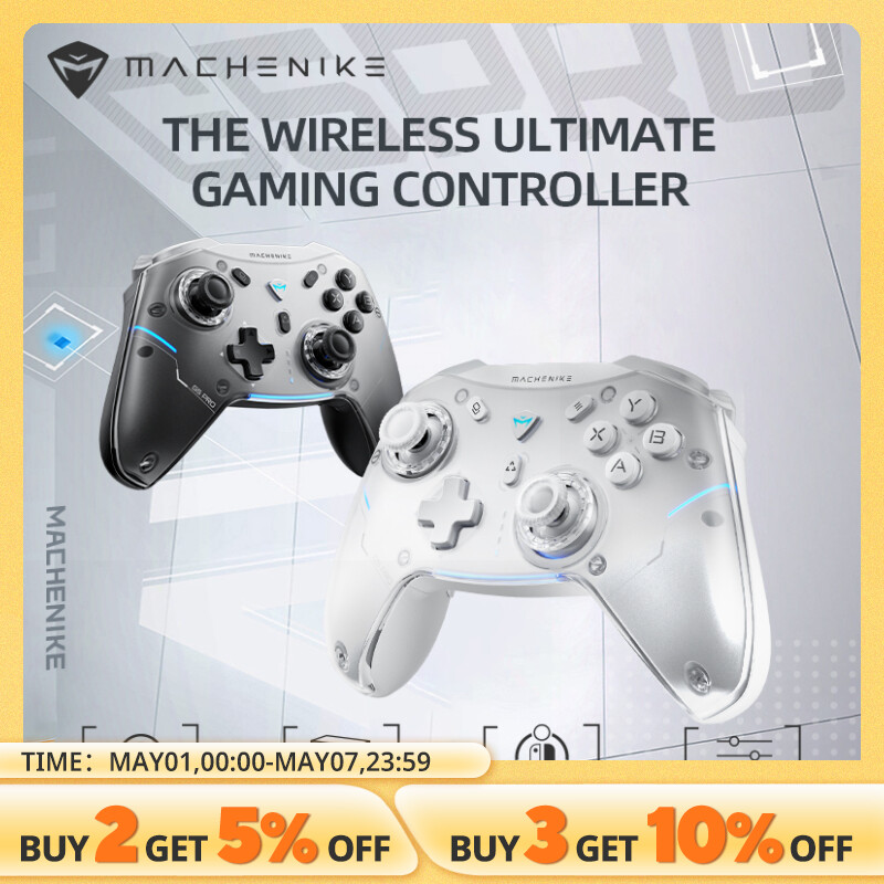 Gamepad Wireless Gaming Controller Machenike G5 Pro Elite Hall Trigger Joystick Mecha-Tactile Buttons For Switch PC Android IOS