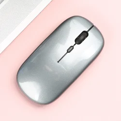 Ergonomic Wireless Bluetooth Mouse (Glossy-Grey)