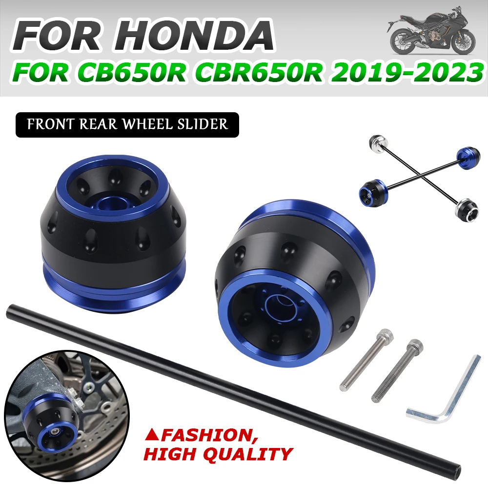 Moto Ruota Anteriore Forcella Cursore Asse Crash Protection Pad Leve Per Honda Cbr650R Cb650R Cbr 650 R Cb 650R 2019 2020 2021