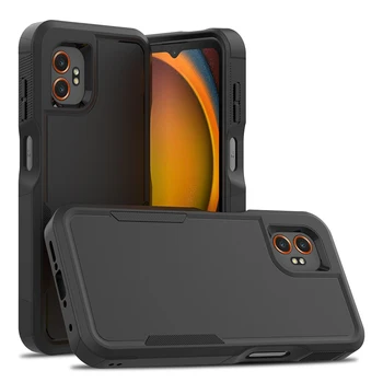 Custodia antiurto con armatura ibrida per Samsung Galaxy XCover7 Pro Custodia protettiva in plastica dura anticaduta con telaio in TPU Funda