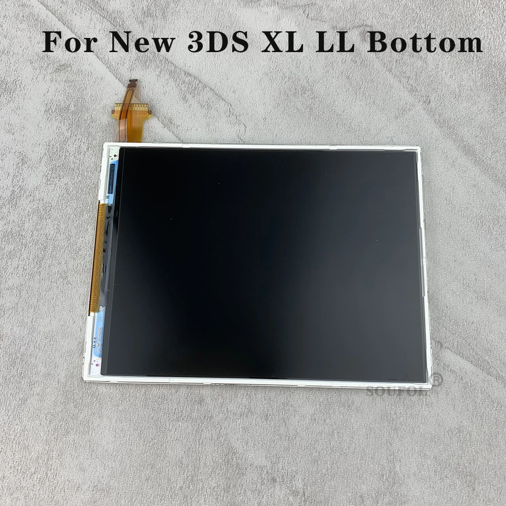 Top Upper and Bottom Lower LCD Display Screen For New 3DS XL LL lcd screen replacement nintendo ds lcd screen nintendo ds lcd screen replacement