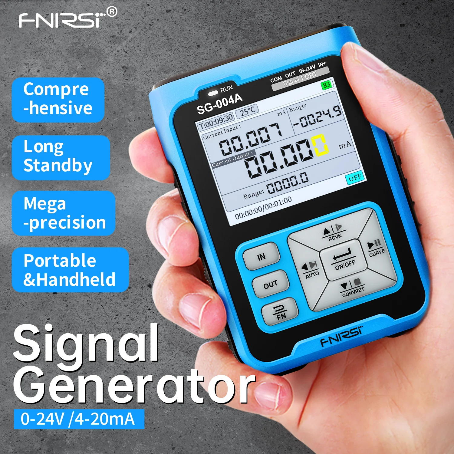 FNIRSI SG-004A 4-20mA Multifunctional Signal Generator PT100