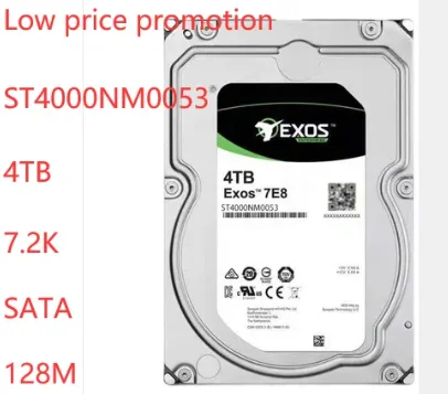 For Seagate ST4000NM0053 EXOS 7E8 4TB 7 2K 128MB 3 5 SATA Hard Drive