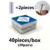 40 Pcs/Box Reusable Self-Adhesive Glue-Free Eyelash Glue Strip False Eyelashes Extension No Glue Eyelashes Hypoallergenic 4