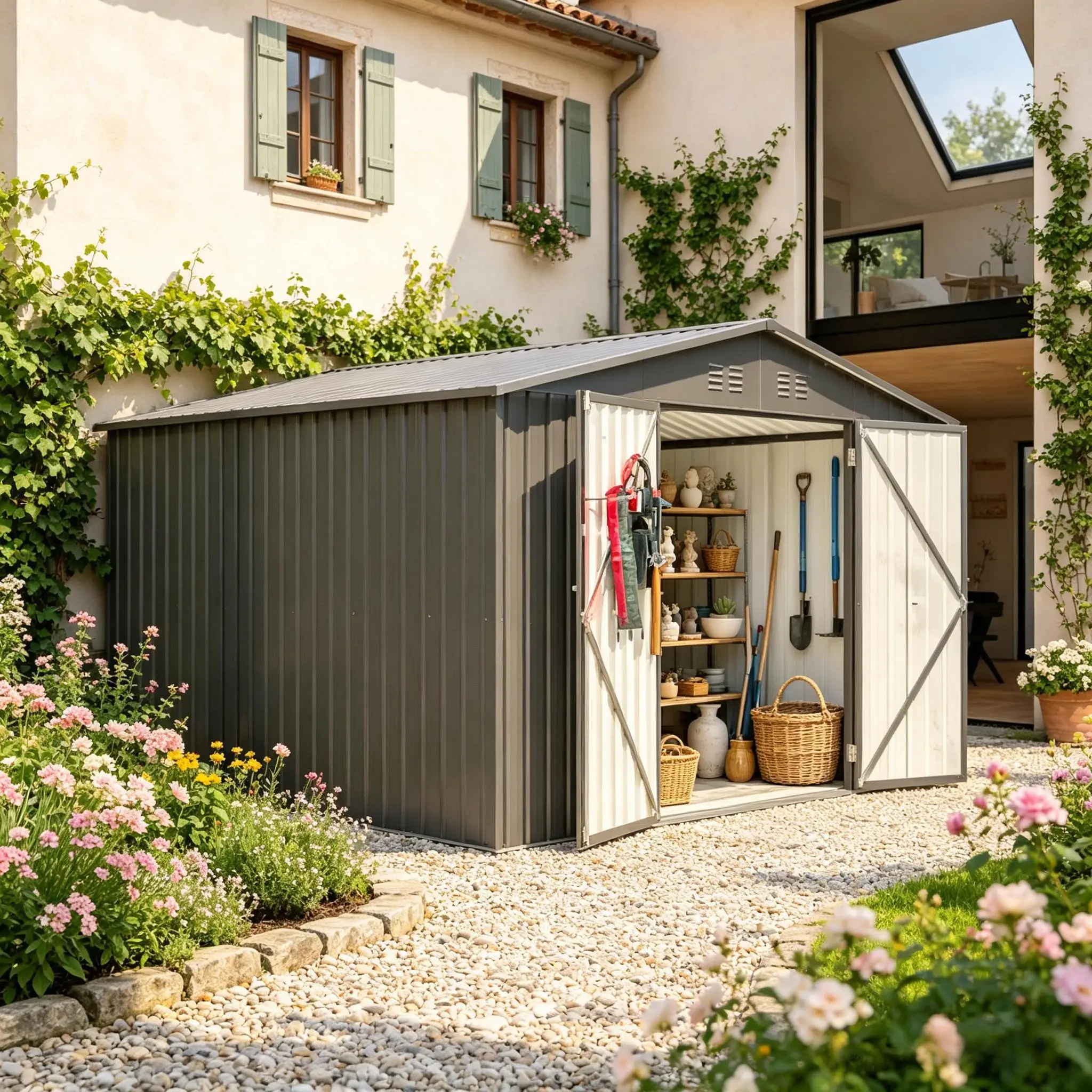 Metal Storage Shed 2
