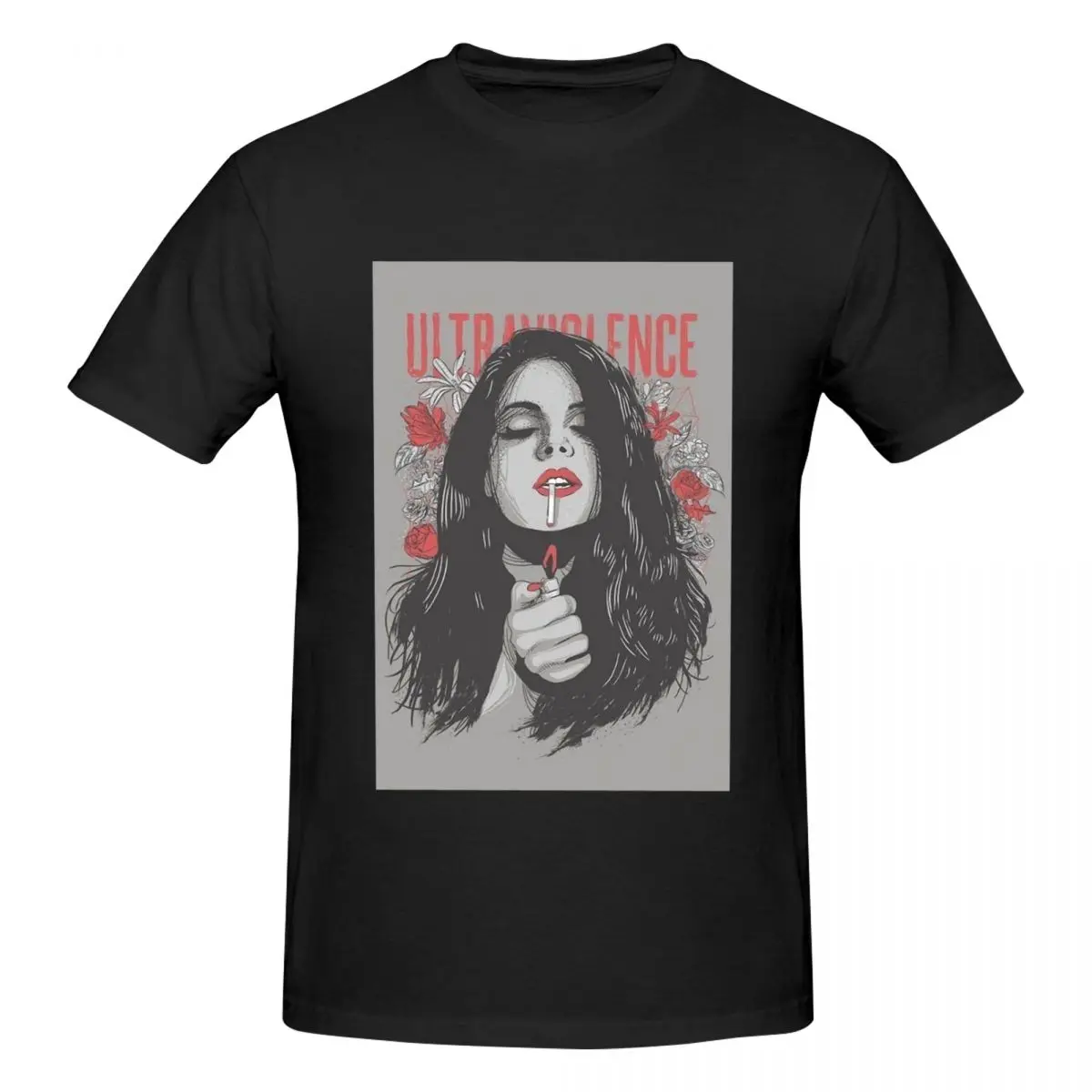 

Lana Del Rey 5 Men's tight fitting sports T-shirt,cosy,T-shirt