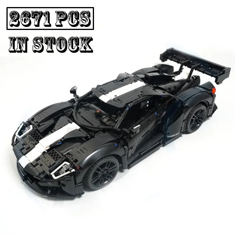 Nuovo Moc-168846 Gt Mk2 2020 Heritage Edition 1:10 Scala Supercar Model Technical Building Block Giocattoli Educativi Regali Di Compleanno