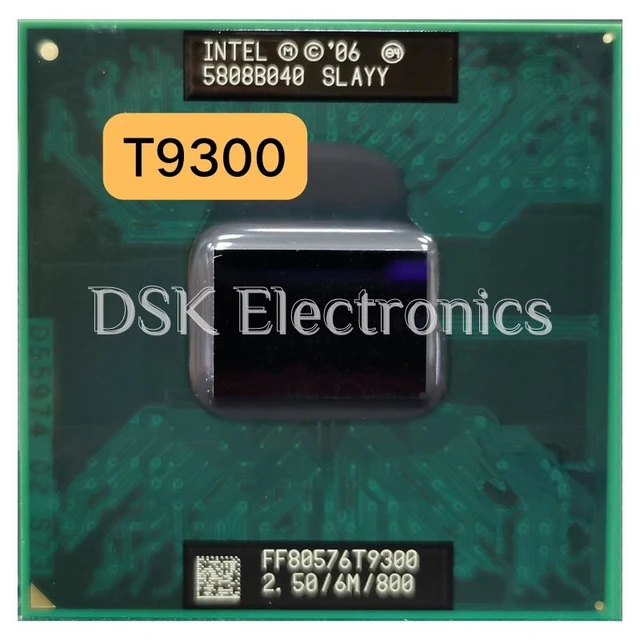 Intel Core 2 Duo T9300 SLAQG SLAYY CPU Laptop Processor 2.5 GHz Dual Core  Dual Thread PGA 478 6M 35W Socket P - AliExpress