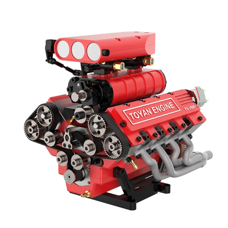 Toyan V8 FSV800GCS Motor Gasoline Engine Model Kits with Supercharger